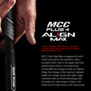Golf Pride MCC Plus4 ALIGN MAX Standard Golf Club Grip – Raised Ridge Technology (Pack of 1)