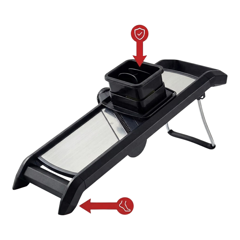 Good Grips Chef's Mandoline Slicer 2.0, Black & Steel