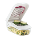 Good Grips Vegetable and Onion Chopper with Easy Pour Opening White