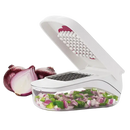 Good Grips Vegetable and Onion Chopper with Easy Pour Opening White