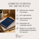 Hardback Productivity Planner - Daily planner for organisation, time management and productivity | Undated A5 planner using the viral Method by Grace Beverley | Burning the Midnight (Blue) Oil