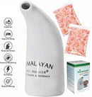 Health Original Himalayan Salt Inhaler Pipe Ceramic Filled with 100% Pure Himalayan Salt - with hygienic with 200Grm Salt Free (Pack of 1 Salt Inhaler)