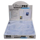 Ultra PRO - 11-Hole Punch 9-Pocket Pages Silver Series, 100 Pages