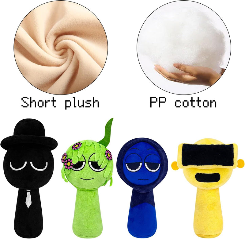 Horror Games Plushies Toy for Fans, Soft Stuffed Animal Pillow Figure Doll Christmas Birthday Gifts for Adult Kids (20Pcs)