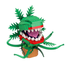 Horror Piranha Flower Building Kit – 303PCS Cannibal Plant Bricks for Halloween & Gift Fun