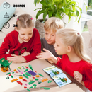 Horror Piranha Flower Building Kit – 303PCS Cannibal Plant Bricks for Halloween & Gift Fun