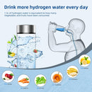 Hydrogen Water Bottle, Portable Rechargeable Hydrogen Water, Rapid Electrolysis with SPE/PEM Technology, for Home Office Travel Office School Fitness use