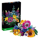 Icons Wildflower Bouquet Set Artificial Flowers with Poppies and Lavender