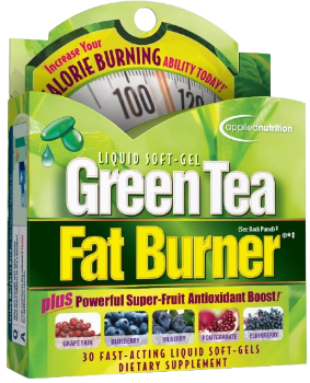 Irwin Naturals Applied Nutrition Liquid Soft-Gel, Green Tea, Fat Burner - 30 Ct
