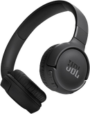 JBL Tune 520BT Wireless On-Ear Headphones – 57H Battery, Foldable (Black)