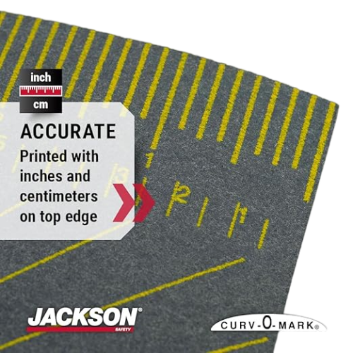 Jackson Safety Pipe Measuring Tool - Wrap-A-Round Tape Pipe Fitting Tool (Multiple Sizes and Heat Ratings)