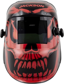 Jackson Safety Premium Graphic Welding Hood with ADF - Ultra Lightweight Auto Darkening Welding Helmet - ANSI Z87.1 (Multiple Styles)