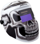 Jackson Safety Premium Graphic Welding Hood with ADF - Ultra Lightweight Auto Darkening Welding Helmet - ANSI Z87.1 (Multiple Styles)