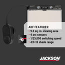 Jackson Safety Premium Graphic Welding Hood with ADF - Ultra Lightweight Auto Darkening Welding Helmet - ANSI Z87.1 (Multiple Styles)