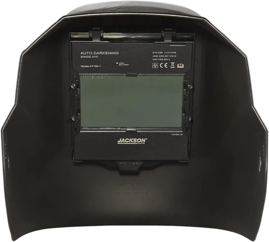 Jackson Safety Premium Graphic Welding Hood with ADF - Ultra Lightweight Auto Darkening Welding Helmet - ANSI Z87.1 (Multiple Styles)