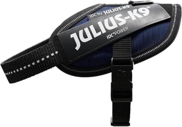 Julius-K9, 16IDC-FAR-B2, IDC Powerharness, dog harness, Size: Baby 2, Denim
