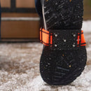 K1 Mid-Sole Ice Cleats - Rotatable Traction Aids For Shoes/Boots - Indoor/Outdoor, Climbing, Driving - Low Profile - Orange