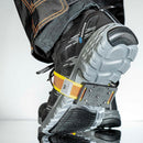 K1 Mid-Sole Intrinsic Ice Cleats - Rotatable Non-Sparking Traction Aids For Shoes/Boots - High Profile - Orange