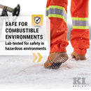 K1 Mid-Sole Intrinsic Ice Cleats - Rotatable Non-Sparking Traction Aids For Shoes/Boots - High Profile - Orange