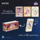 Kayou My Little Pony Friendship Eternal Cards, Star Edition, Series 1, Collectible Trading Cards, 16 Miniboxes, 3 CardsMinibox