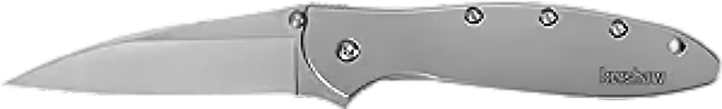 Kershaw Leek Pocket Knife, 3" 14C28N Stainless Steel Drop Point Blade, Spring Assisted Knife, Folding EDC