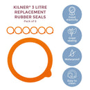 Kilner Rubber Seals for 3L Jars Pack of 6