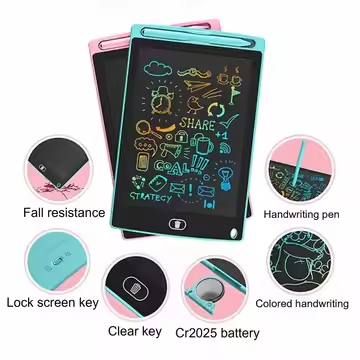 LCD Writing Tablet Graffiti Board Toy - Erasable and Reusable Drawing Board for Kids