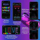 LED Glow Glasses – Light-Up Sunglasses for Parties, Birthdays, and Halloween