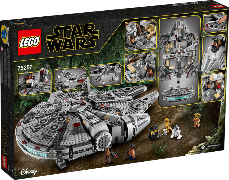 LEGO Star Wars Millennium Falcon 75257 with 7 Minifigures - Rise of Skywalker
