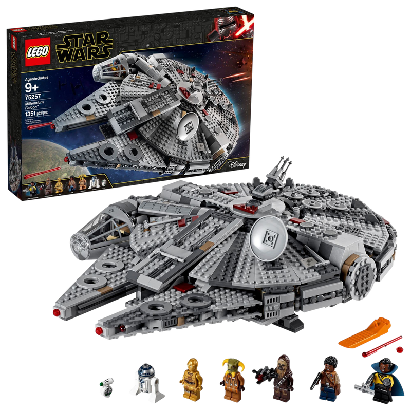 LEGO Star Wars Millennium Falcon 75257 with 7 Minifigures - Rise of Skywalker