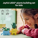 LEGO Botanicals Happy Plants Building Set – Decorative Toy For Kids And Adults