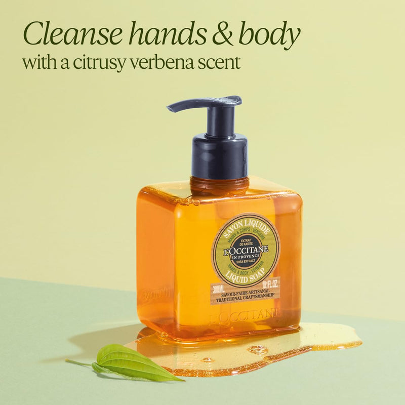 L’OCCITANE Shea Verbena Liquid Soap – Hands & Body, 300ml