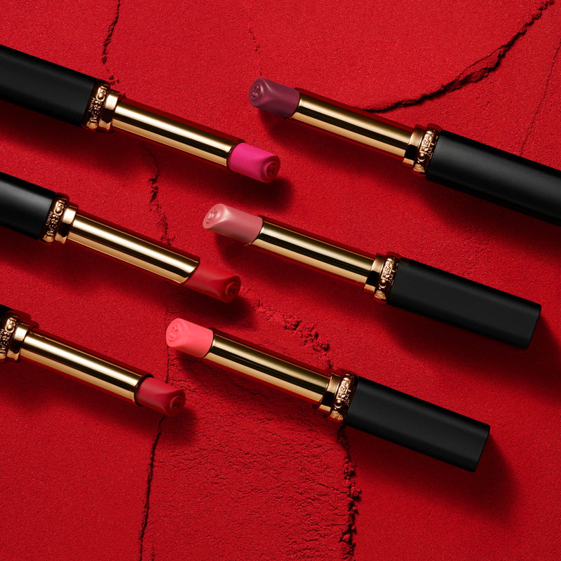 L'Oréal Paris Color Riche Intense Volume Matte Lipstick - 603 Wood Nonchalant, 16h Long-Wear, Hyaluronic Acid, Moisturising Matte