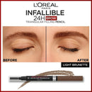 L'Oréal Paris Infallible 24H Eyebrow Filling Pencil 3.0 Brunette