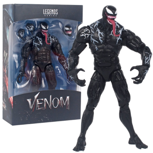 Legends Series Venom Collectible Action Figure - Premium Design with 3 Accessories
