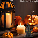 Light-Up Halloween Tree – Spooky Indoor Decor with Haunted Village Style