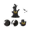 Light-Up Halloween Tree – Spooky Indoor Decor with Haunted Village Style