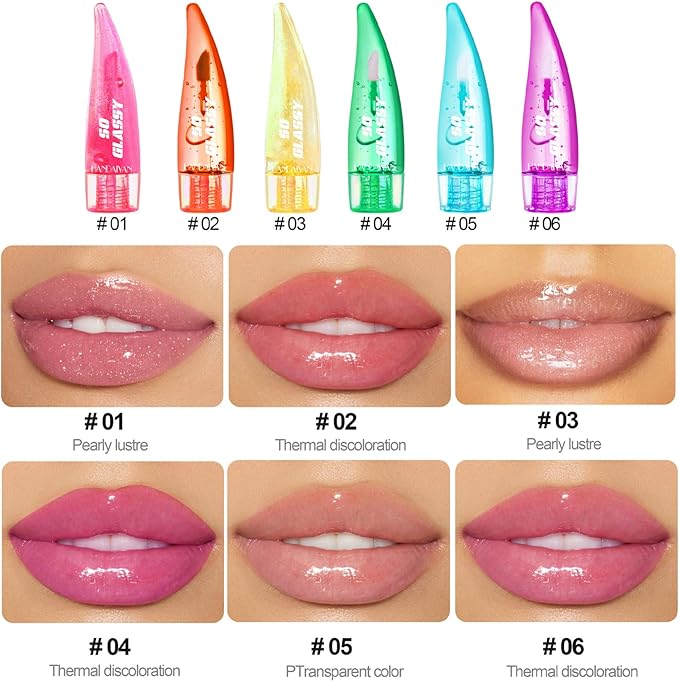 Magic Color Changing Moisturizing Lip Glow Oil, Long Lasting Nutritious Lip Gloss Moisturizing Lip Oil For Lip Treatment And Dry Lips, Liquid Lipstick Makeup Cosmetic