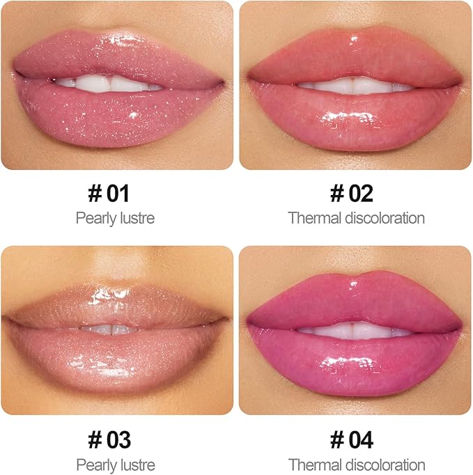 Magic Color Changing Moisturizing Lip Glow Oil, Long Lasting Nutritious Lip Gloss Moisturizing Lip Oil For Lip Treatment And Dry Lips, Liquid Lipstick Makeup Cosmetic