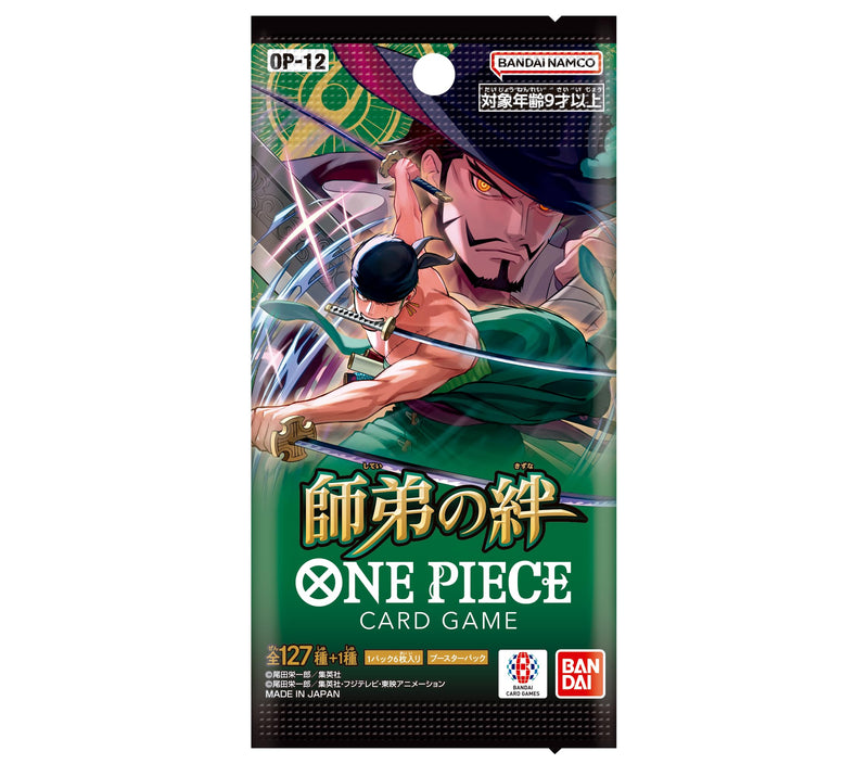 one piece card game us Bandai One Piece Card Game OP-12 Master Student Bonds Booster Box 24 P