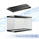Deluxe LED Full Hood Black 20 Inch Aquarium Hood