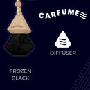 Carfume Classic Hanging Bottle Frozen Black Car Air Freshener