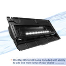 Deluxe LED Full Hood Black 20 Inch Aquarium Hood