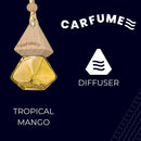 Carfume Classic Hanging Bottle Tropical Mango Car Air Freshener