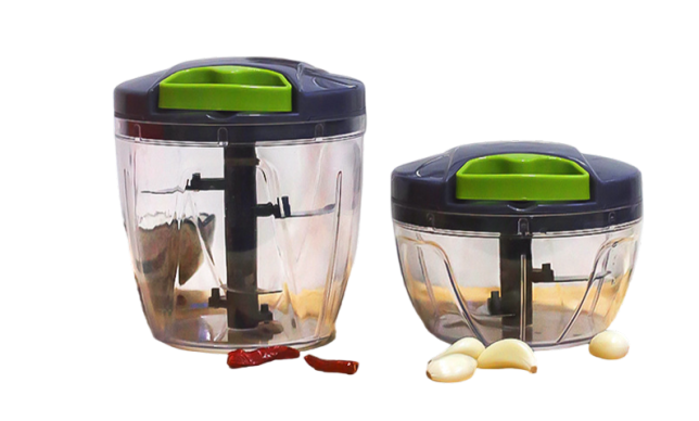 Manual Food Processor Vegetable Chopper, Ourokhome Portable Hand Pull String Garlic Mincer Onion Cutter For Veggies