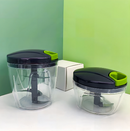 Manual Food Processor Vegetable Chopper, Ourokhome Portable Hand Pull String Garlic Mincer Onion Cutter For Veggies