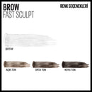 Maybelline Express Brow Fast Sculpt Eyebrow Gel for Shaping and Coloring