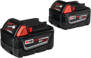 Milwaukee 48-11-1852 M18 REDLITHIUM XC 5.0Ah Battery 2-Pack – Extended Power for Demanding Jobs