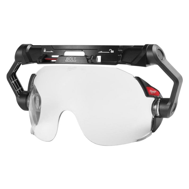 Milwaukee 48-73-1410 Clear Dual Coat Lens Eye Visor Black/White