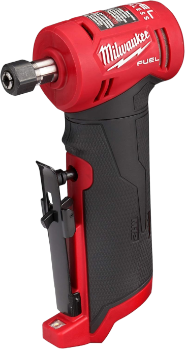 Milwaukee M12 FUEL™ 1/4" Right Angle Die Grinder – Cordless Precision for Professionals(Tool-Only)
